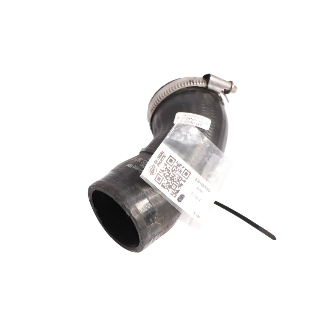 Charge Intake Pipe Hose Line Petrol to Audi TT 8J Intercooler Air with Part number 8J0145762G Audi TT 8J Intercooler Air Charge Intake Pipe Hose Line Petrol - SKU 8J0145762G - Part number 8J0145762G