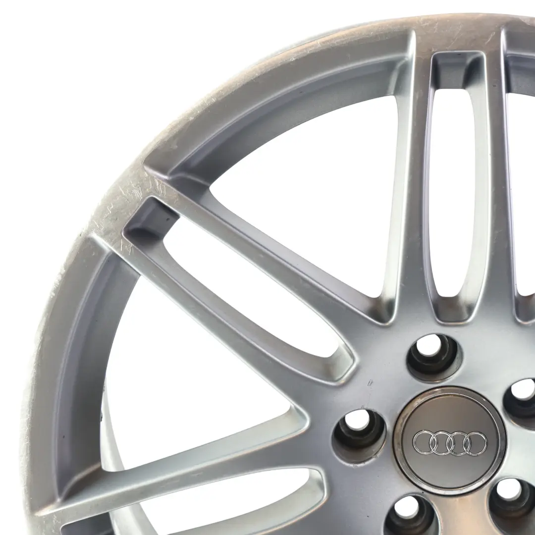 Audi TT TTRS 8J Alloy Wheel Rim Silver 19" 9J ET:52 7 Twin Spoke - SKU 8J0601025AG-10 - Part number 8J0601025AG
