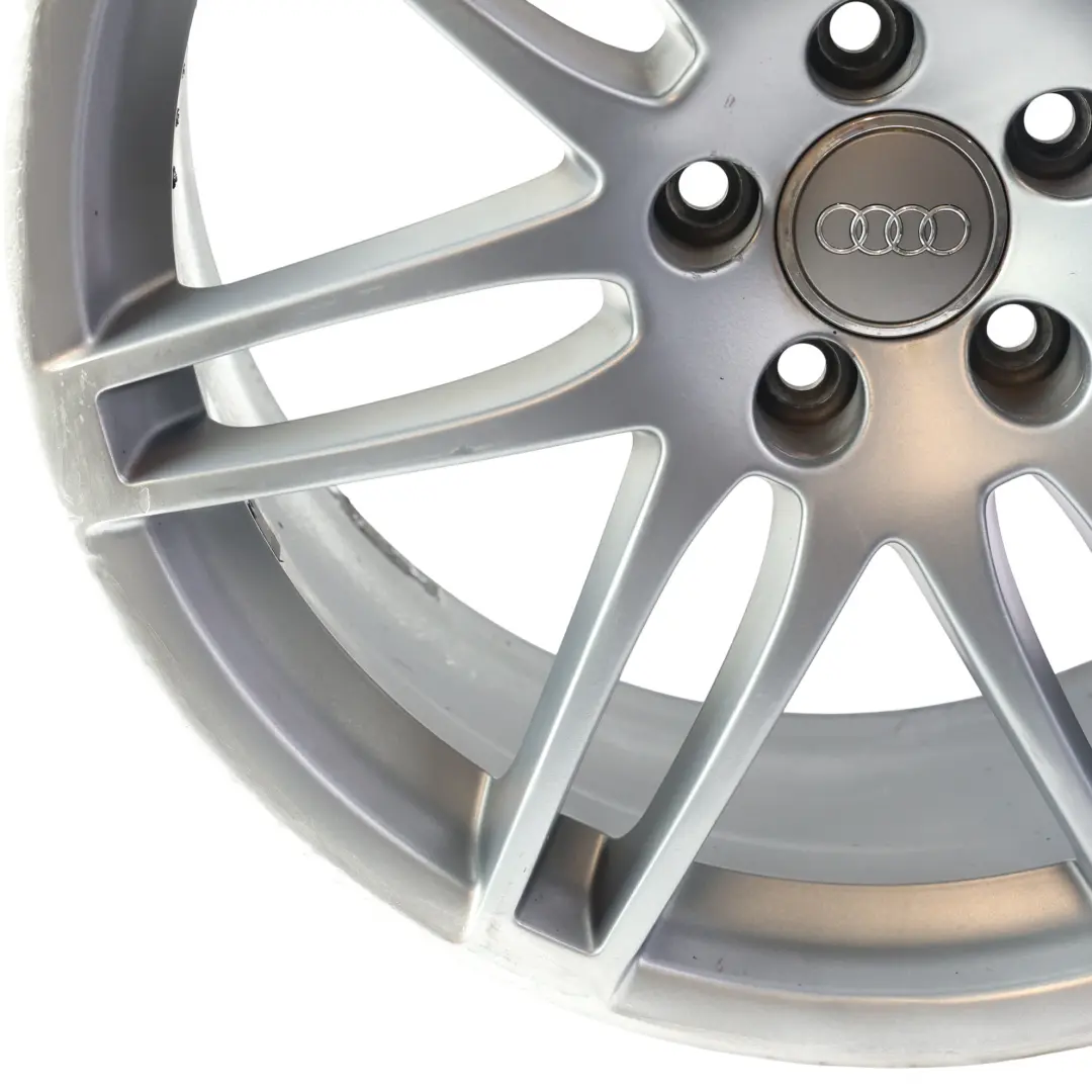 TTRS 8J Alloy Wheel Rim Silver 19" 9J ET:52 7 Twin Spoke to Audi TT with Part number 8J0601025AG Audi TT TTRS 8J Alloy Wheel Rim Silver 19" 9J ET:52 7 Twin Spoke - SKU 8J0601025AG-10 - Part number 8J0601025AG