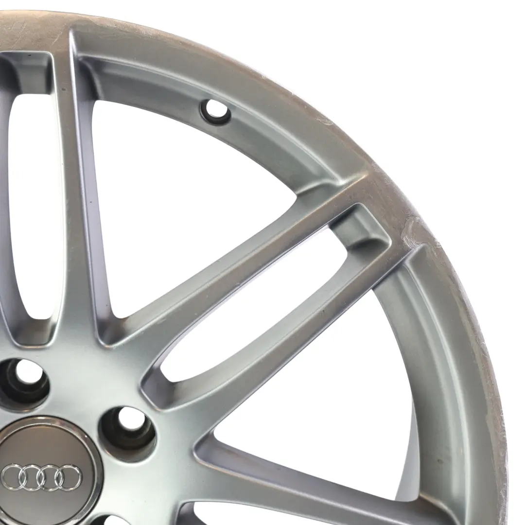 Audi TT TTRS 8J Alloy Wheel Rim Silver 19" 9J ET:52 7 Twin Spoke - SKU 8J0601025AG-10 - Part number 8J0601025AG