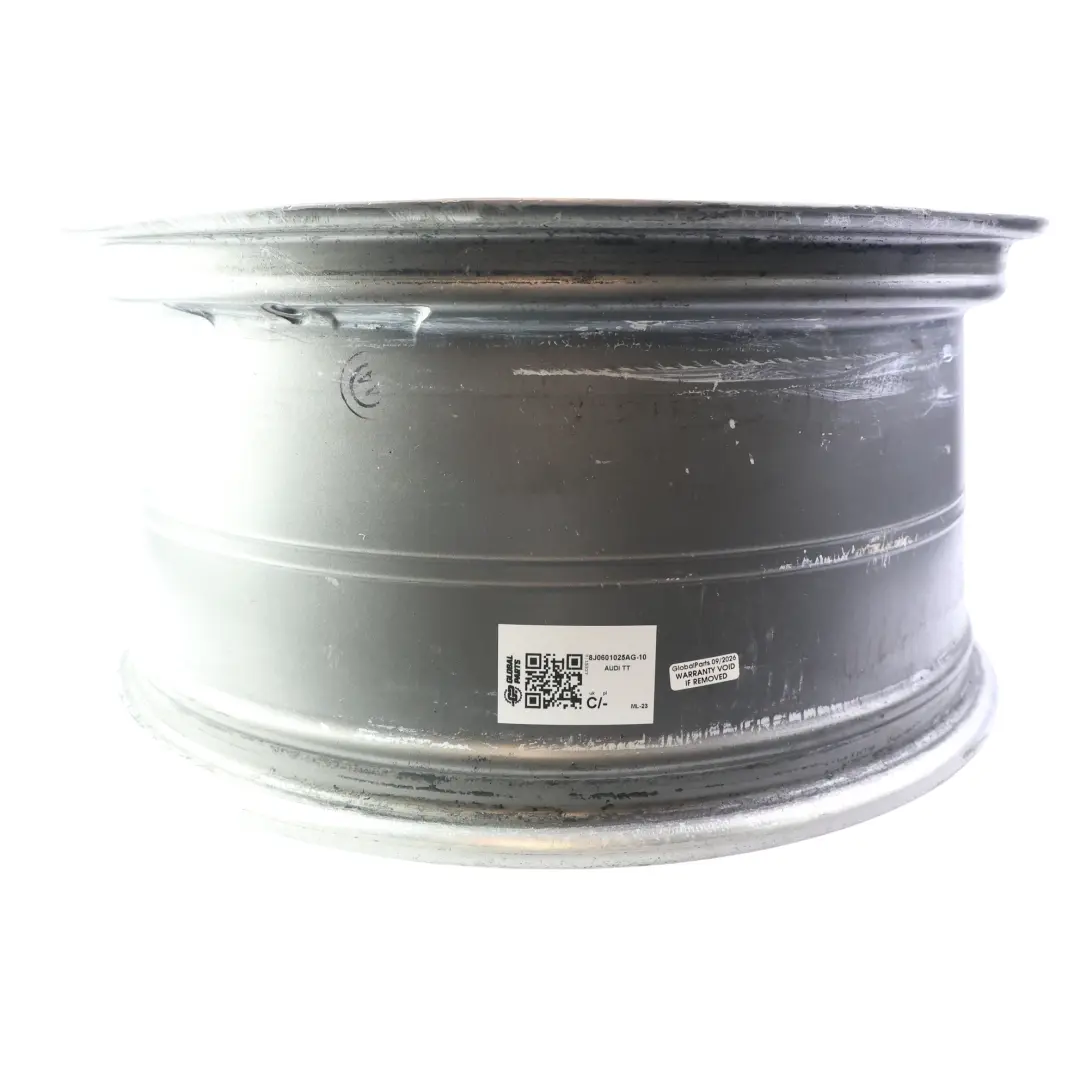 Audi TT TTRS 8J Alloy Wheel Rim Silver 19" 9J ET:52 7 Twin Spoke - SKU 8J0601025AG-10 - Part number 8J0601025AG
