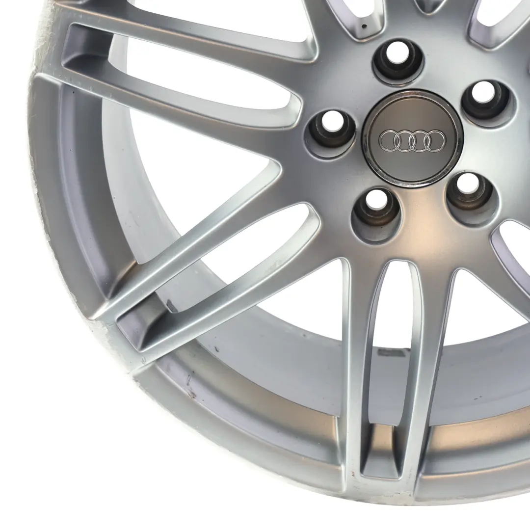 Audi TT TTRS 8J Alloy Wheel Rim Silver 19" 9J ET:52 7 Twin Spoke - SKU 8J0601025AG-9 - Part number 8J0601025AG