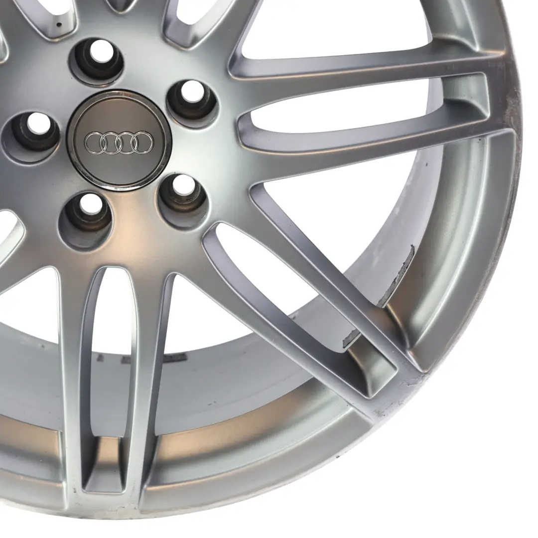 Audi TT TTRS 8J Alloy Wheel Rim Silver 19" 9J ET:52 7 Twin Spoke - SKU 8J0601025AG-9 - Part number 8J0601025AG