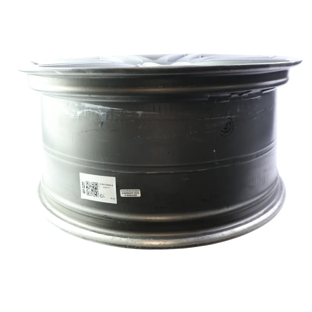 Audi TT TTRS 8J Alloy Wheel Rim Silver 19" 9J ET:52 7 Twin Spoke - SKU 8J0601025AG-9 - Part number 8J0601025AG