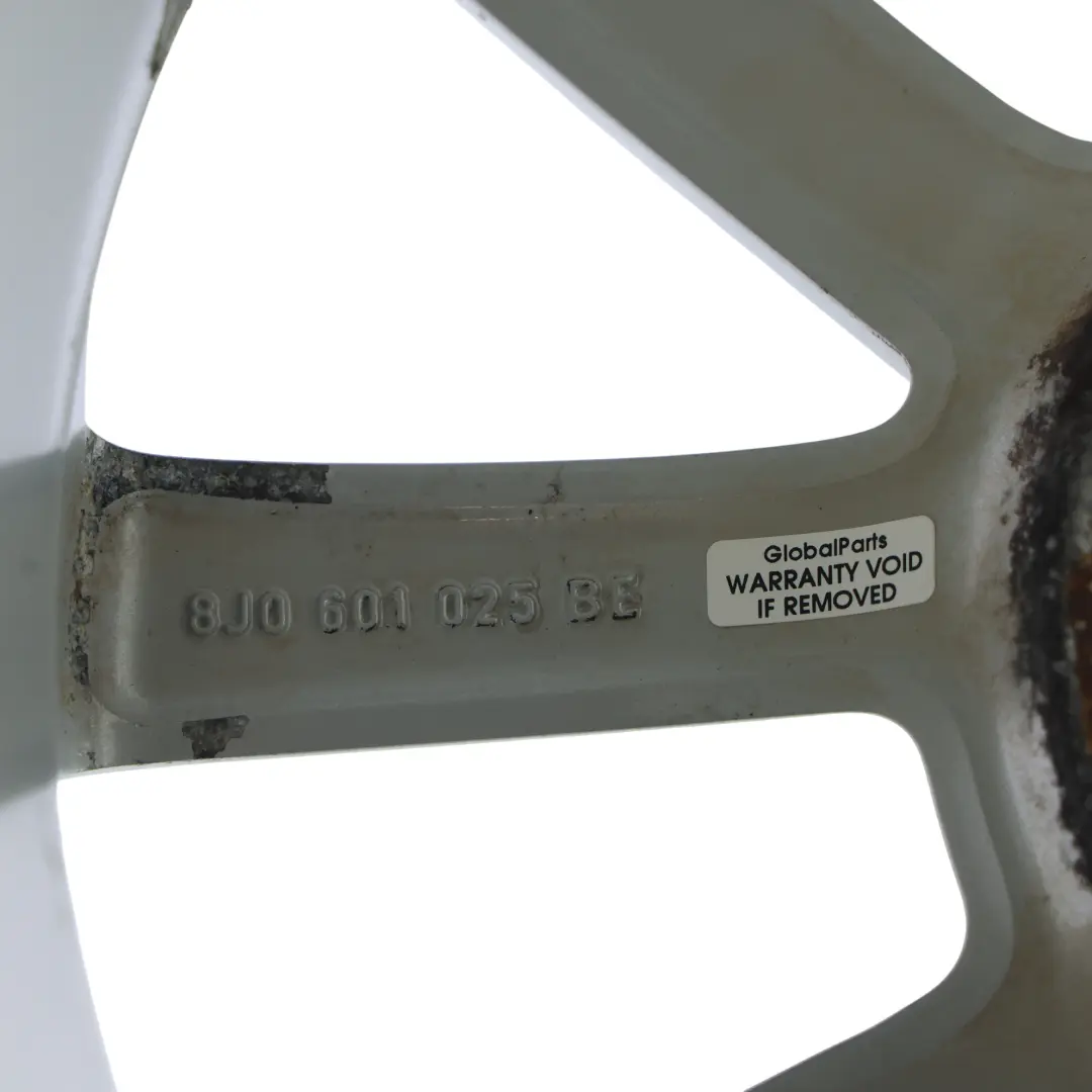 Felge Alufelge 17" ET:50 8,5J Silber für Audi TT 8J mit Teilenummer 8J0601025BE Audi TT 8J Felge Alufelge 17" ET:50 8,5J Silber - SKU 8J0601025BE-2 - Teilenummer 8J0601025BE