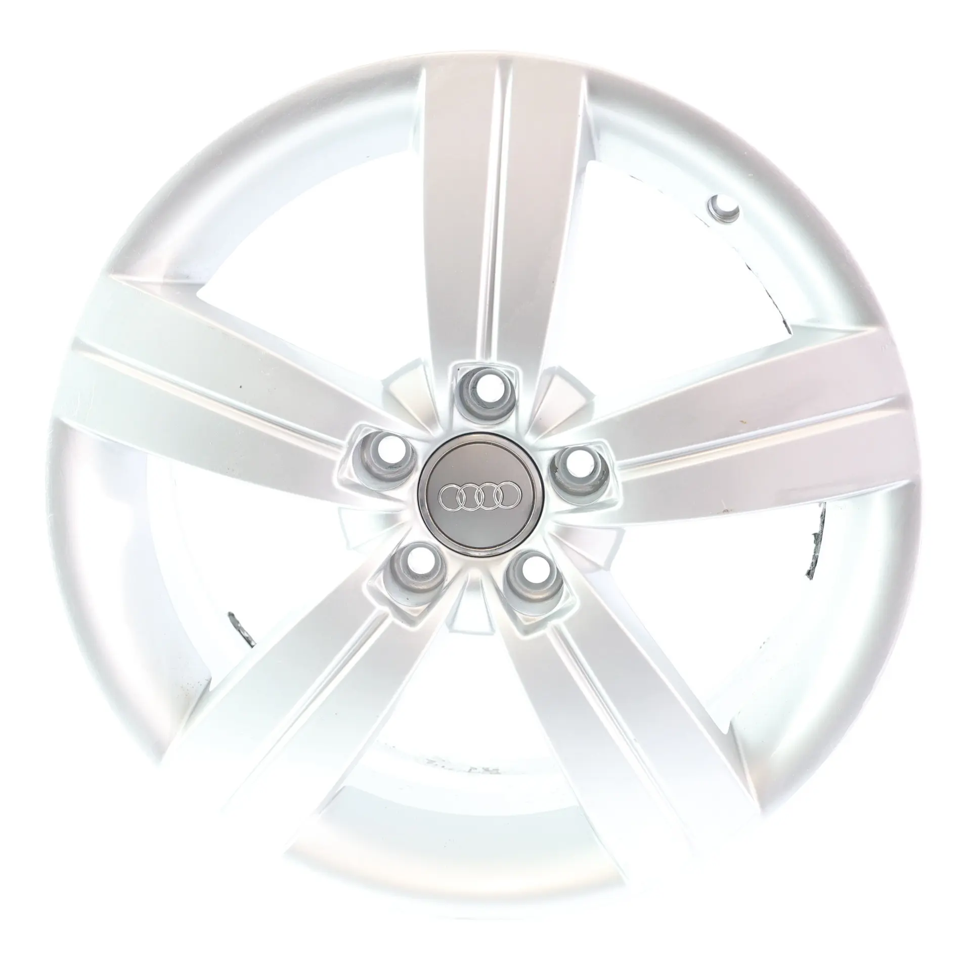 Audi TT Mk2 8J Silver Alloy Wheel Rim 17" ET:47 8J Star Spoke 8J0601025C