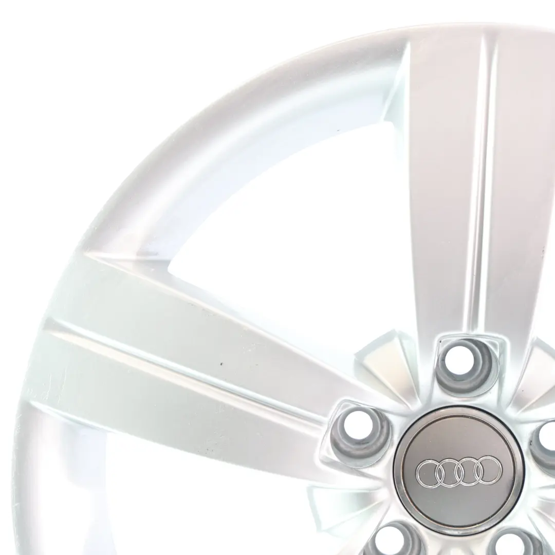 Mk2 8J Silver Alloy Wheel Rim 17" ET:47 8J Star Spoke to Audi TT with Part number 8J0601025C Audi TT Mk2 8J Silver Alloy Wheel Rim 17" ET:47 8J Star Spoke - SKU 8J0601025C-3 - Part number 8J0601025C