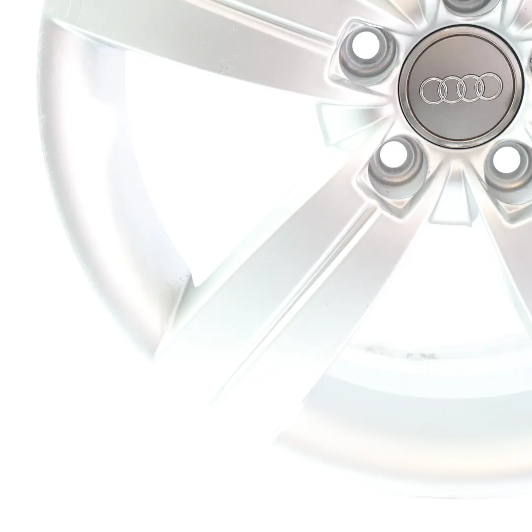 Audi TT Mk2 8J Silver Alloy Wheel Rim 17" ET:47 8J Star Spoke - SKU 8J0601025C-3 - Part number 8J0601025C