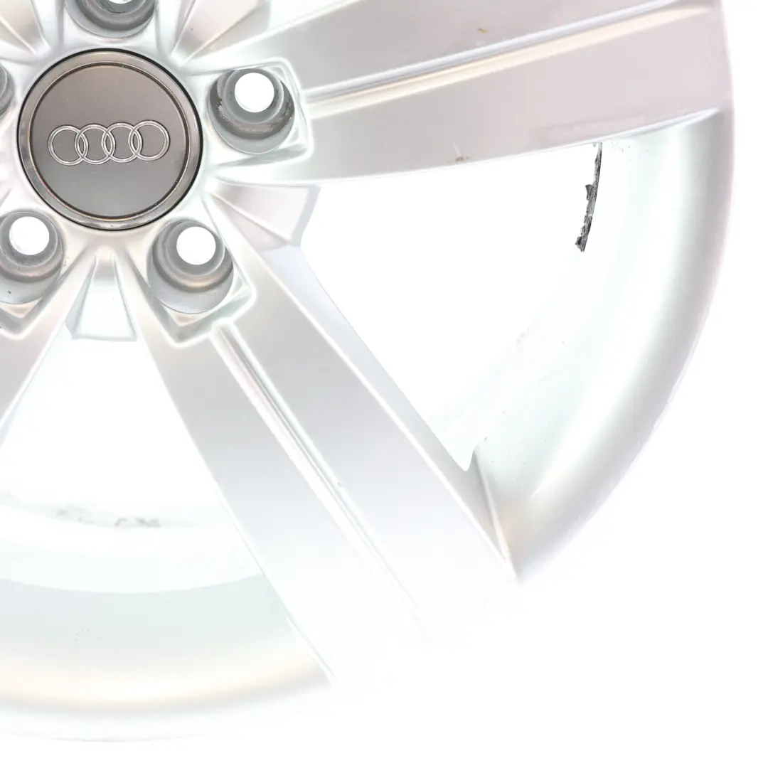 Mk2 8J Silver Alloy Wheel Rim 17" ET:47 8J Star Spoke to Audi TT with Part number 8J0601025C Audi TT Mk2 8J Silver Alloy Wheel Rim 17" ET:47 8J Star Spoke - SKU 8J0601025C-3 - Part number 8J0601025C