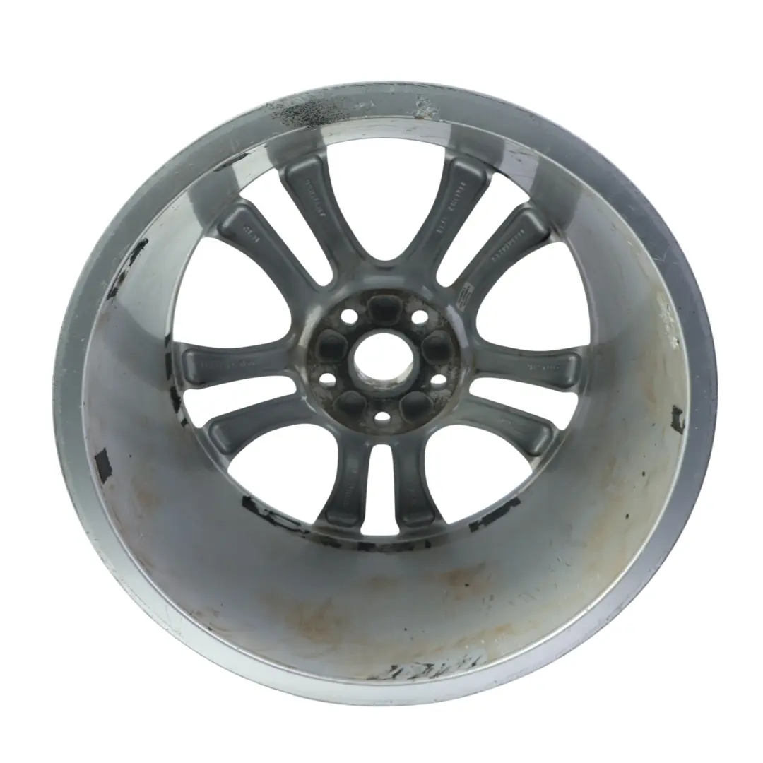Audi TT Mk2 8J Silver Alloy Wheel Rim 18" 9J ET:52 Double Star Spoke - SKU 8J0601025S-1 - Part number 8J0601025S