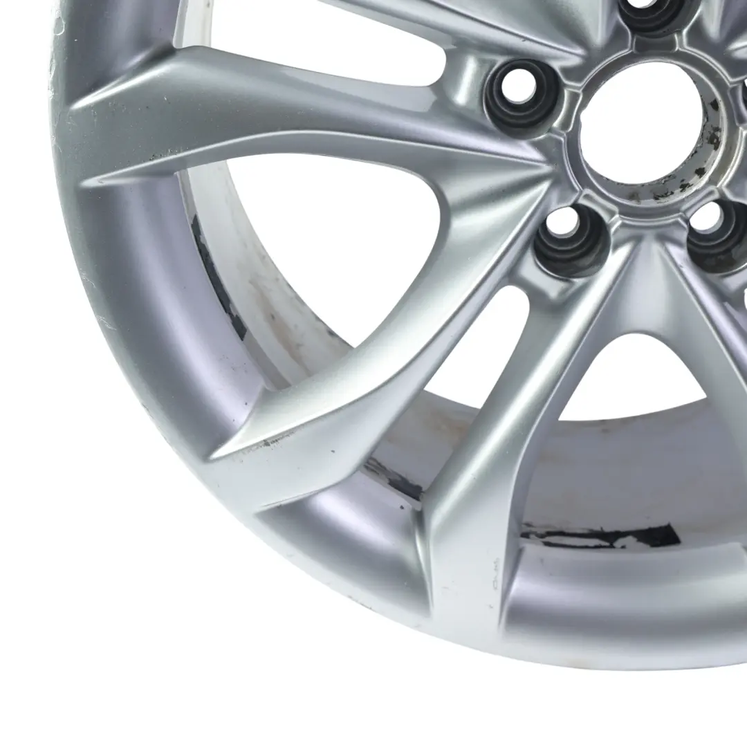 Audi TT Mk2 8J Silver Alloy Wheel Rim 18" 9J ET:52 Double Star Spoke - SKU 8J0601025S-1 - Part number 8J0601025S