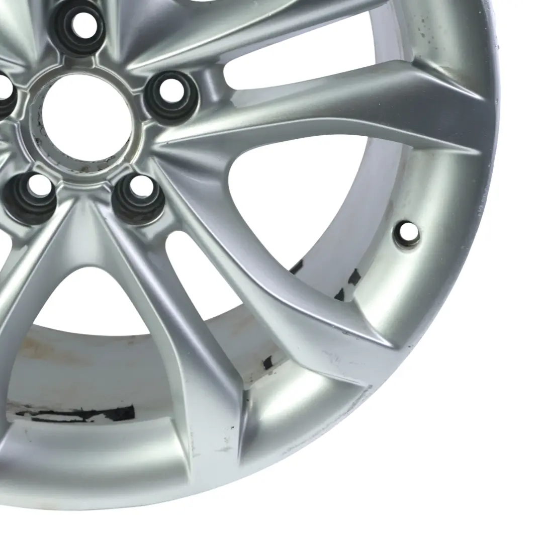 Audi TT Mk2 8J Silver Alloy Wheel Rim 18" 9J ET:52 Double Star Spoke - SKU 8J0601025S-1 - Part number 8J0601025S
