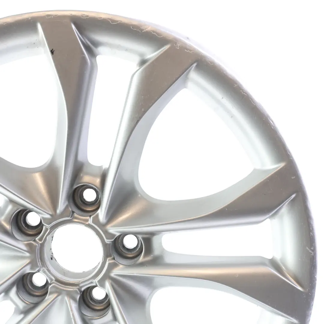 Audi TT Mk2 8J Silver Alloy Wheel Rim 18" 9J ET:52 Double Star Spoke - SKU 8J0601025S-2 - Part number 8J0601025S