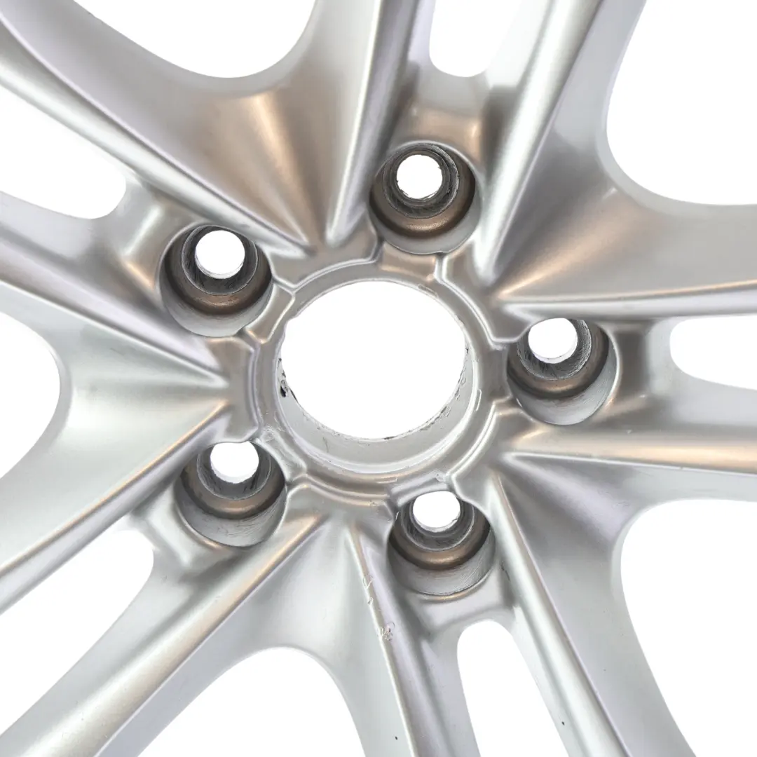 Mk2 8J Silver Alloy Wheel Rim 18" 9J ET:52 Double Star Spoke to Audi TT with Part number 8J0601025S Audi TT Mk2 8J Silver Alloy Wheel Rim 18" 9J ET:52 Double Star Spoke - SKU 8J0601025S-2 - Part number 8J0601025S