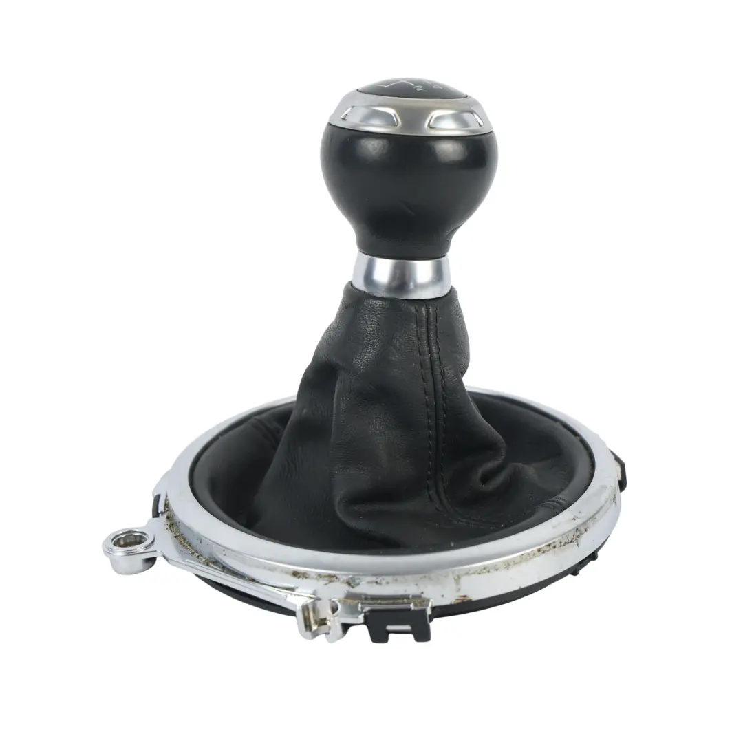 Audi TT Mk2 8J Pomo Palanca Cambios Cuero Negro Manual - SKU 8J0711113A - Número de pieza 8J0711113A