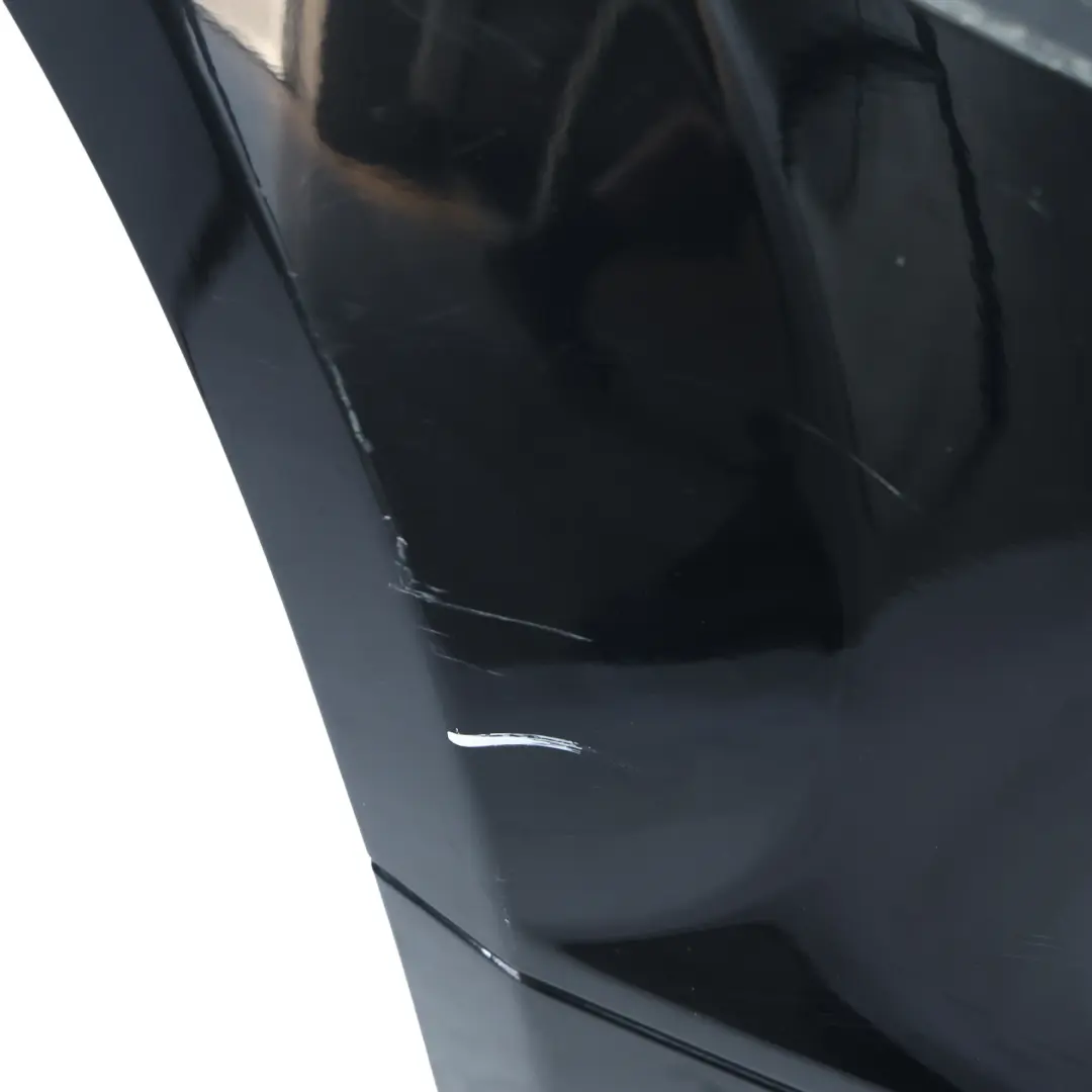 Bumper Trim Panel Covering Phantom Black - Z9Y to Audi TT TTS 8J Rear with Part number 8J0807303D Audi TT TTS 8J Rear Bumper Trim Panel Covering Phantom Black - Z9Y - SKU 8J0807303D-PHB - Part number 8J0807303D