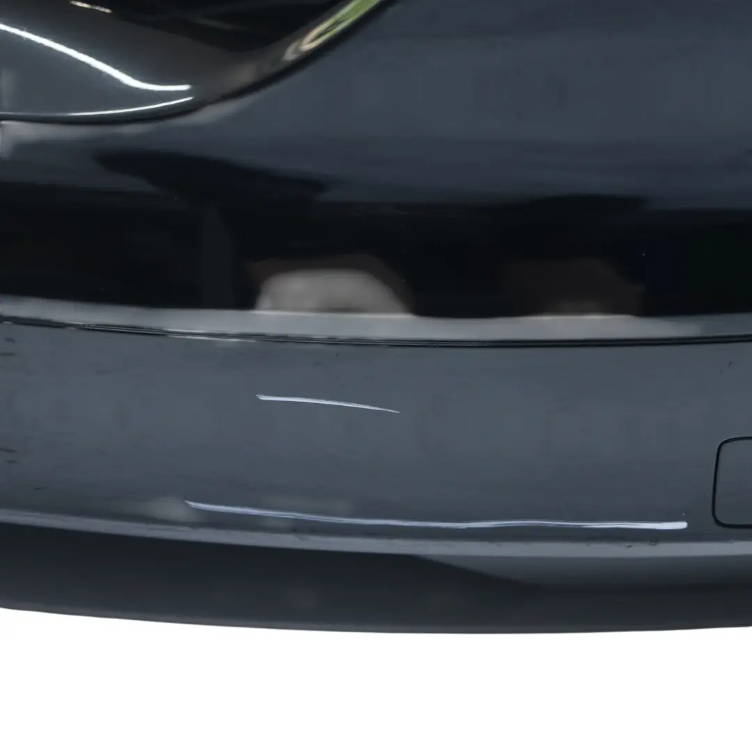 Audi TT TTS 8J Rear Bumper Trim Panel Covering Phantom Black - Z9Y - SKU 8J0807303D-PHB - Part number 8J0807303D