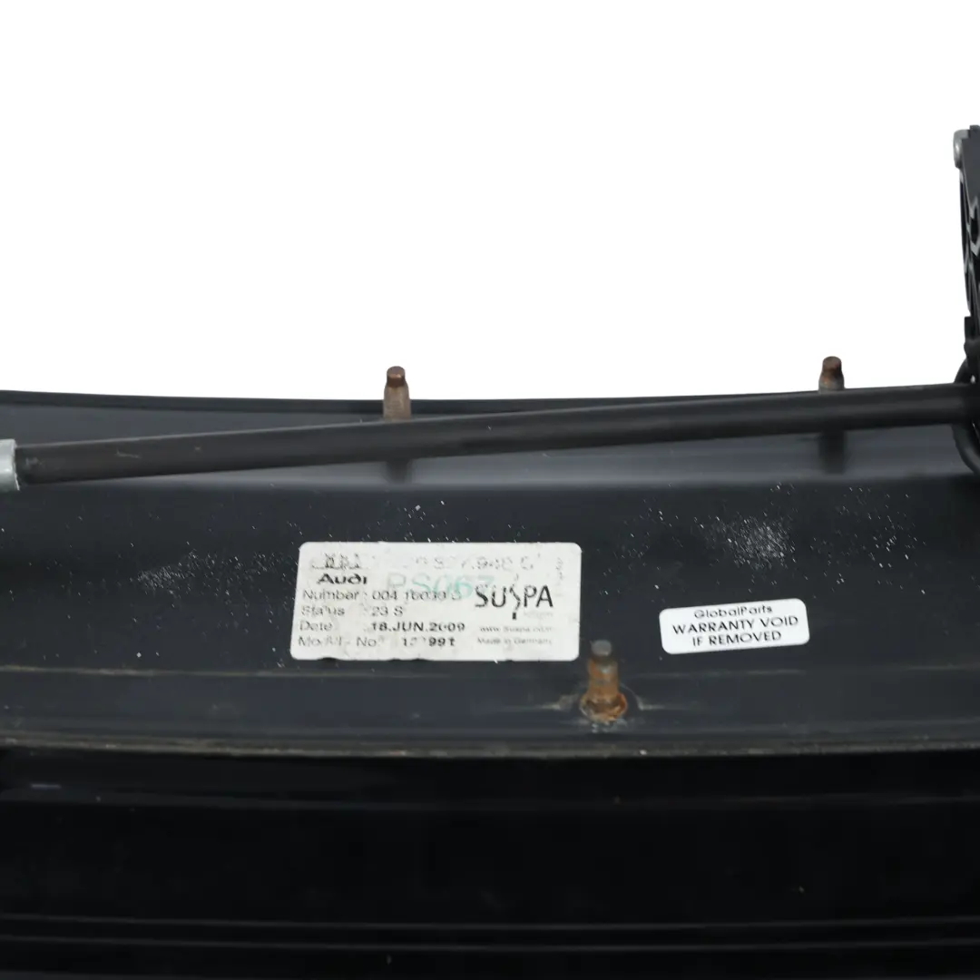 Heckklappe Spoiler Motor Brillantschwarz Y9B für Audi TT 8J mit Teilenummer 8J0827948C Audi TT 8J Heckklappe Spoiler Motor Brillantschwarz Y9B - SKU 8J0827948C-BBL - Teilenummer 8J0827948C
