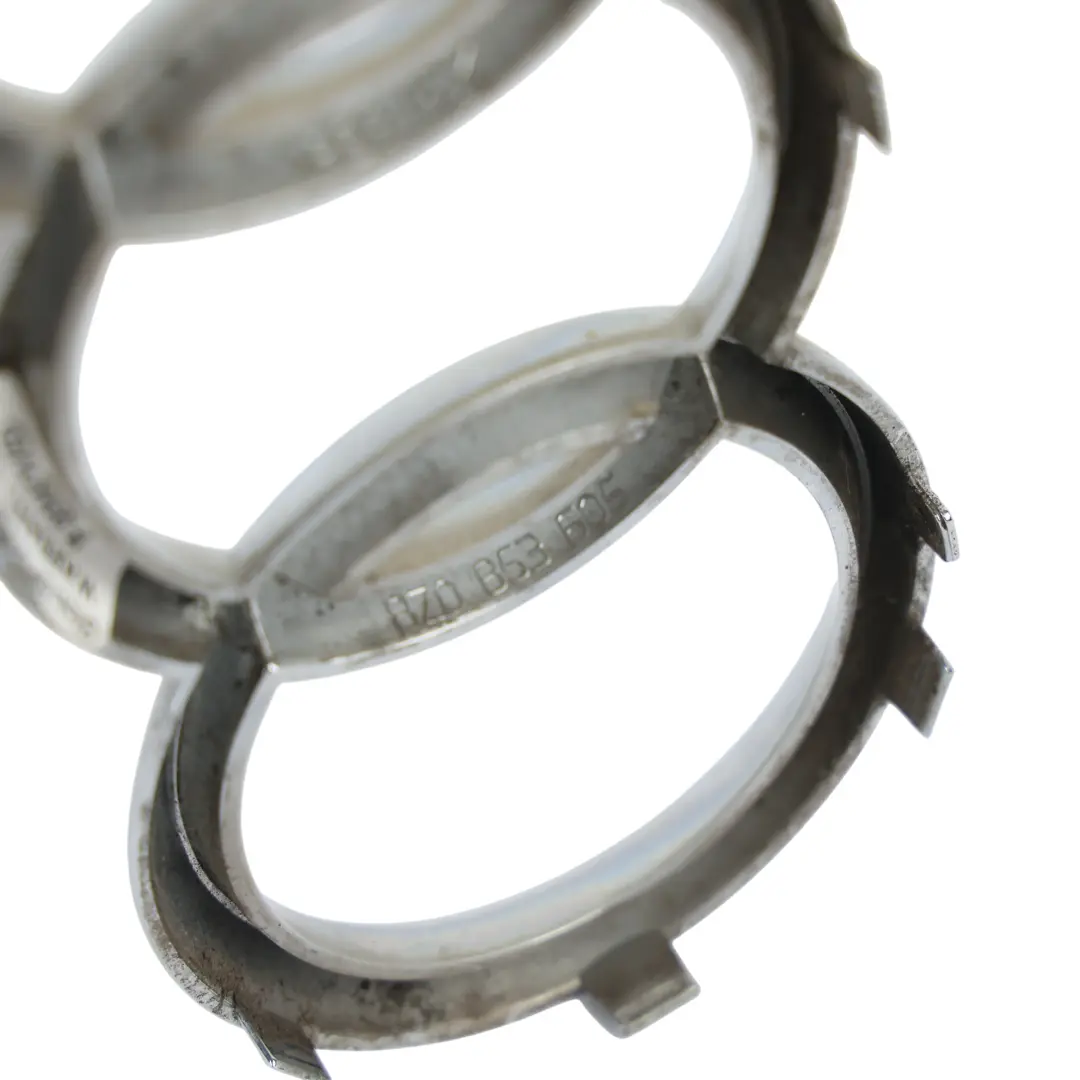 Front Bumper Audi Rings Emblem Ornament Badge Logo Trim to Audi TT 8J with Part number 8J0853651 Audi TT 8J Front Bumper Audi Rings Emblem Ornament Badge Logo Trim - SKU 8J0853651-2 - Part number 8J0853651
