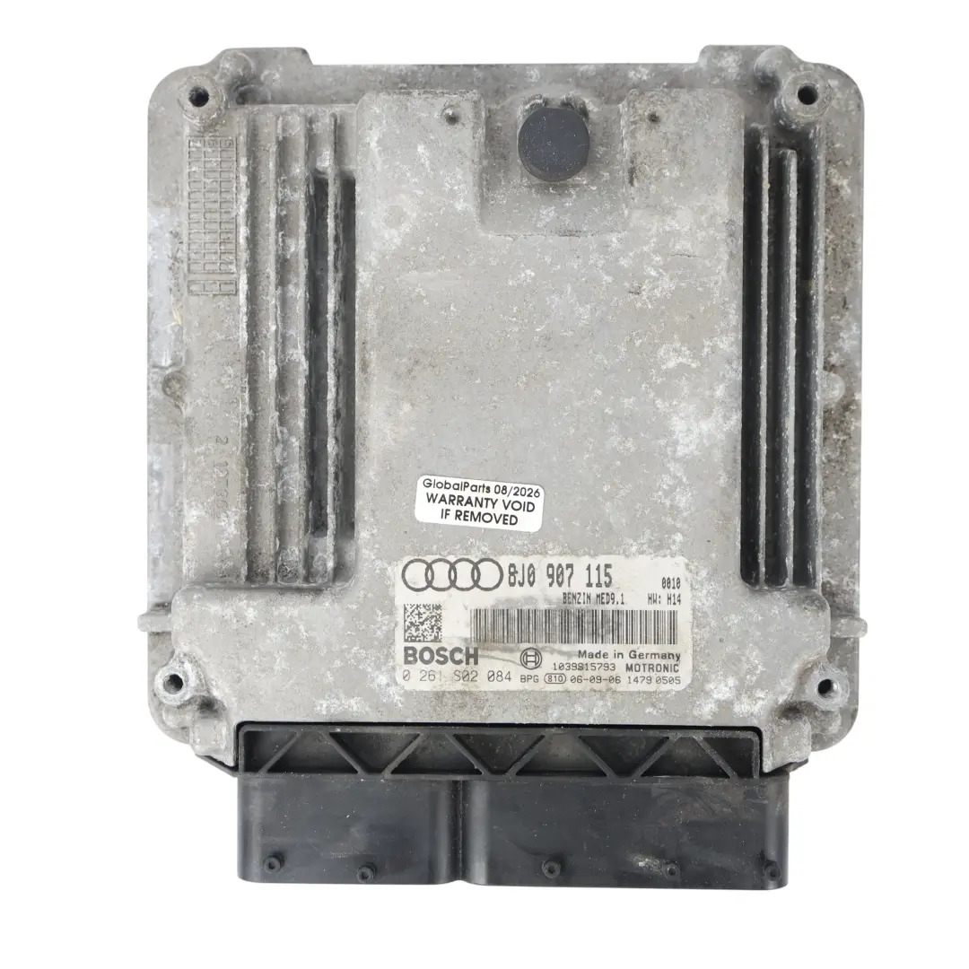 Audi TT 8J 2.0 TFSI BWA 200HP Centralina Motore ECU Kit Manuale - SKU 8J0907115-2 - Numero di parte 8J0907115