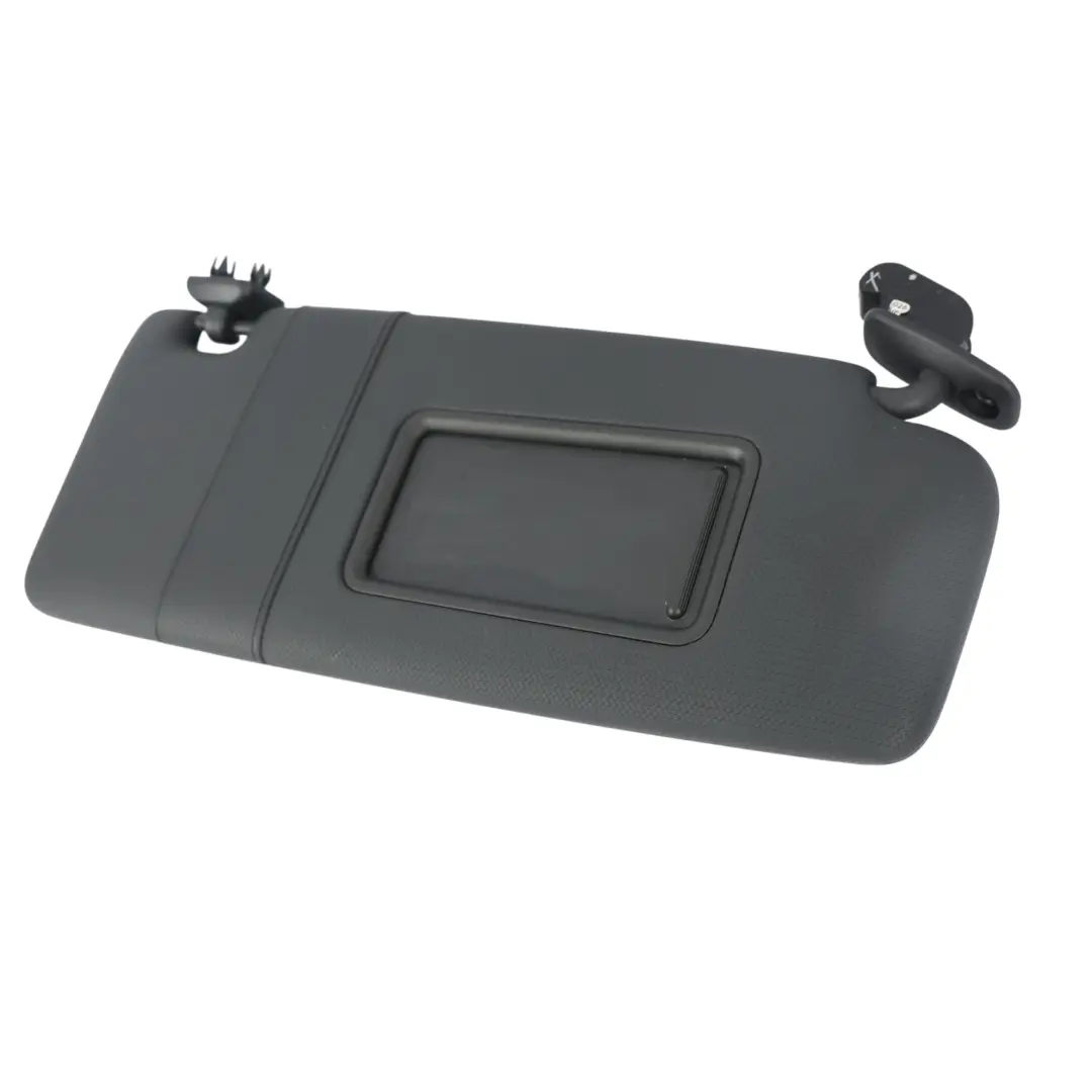 Audi TT 8J Front Sun Visor Shade Cover Panel Right O/S Black - SKU 8J8857552-2 - Part number 8J8857552