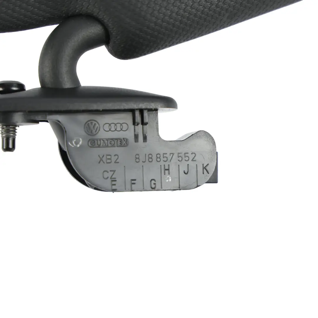 Audi TT 8J Sun Visor Cover MIrror Panel Grey Front Right O/S Black H - SKU 8J8857552-3 - Part number 8J8857552