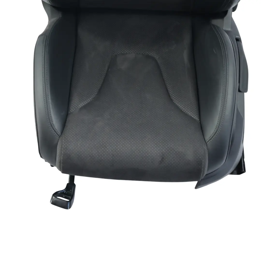 Audi TT 8J Seat Front Left N/S S-Line Heated Leather Alcantara Black Silver - SKU 8J8881805T-2 - Part number 8J8881805T