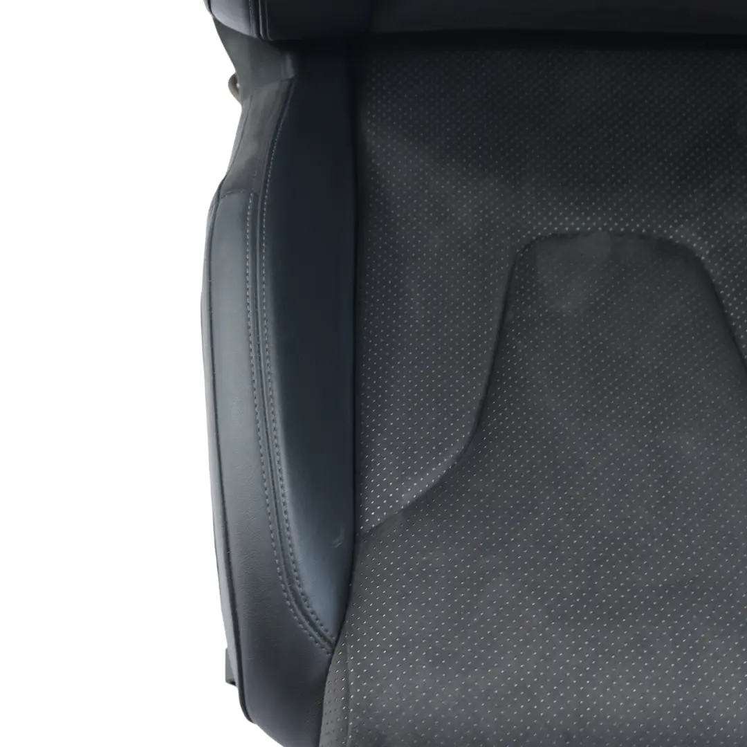 Sitz Vorne Links S-Line Beheizt Leder Alcantara Schwarz Silber für Audi TT 8J mit Teilenummer 8J8881805T Audi TT 8J Sitz Vorne Links S-Line Beheizt Leder Alcantara Schwarz Silber - SKU 8J8881805T-2 - Teilenummer 8J8881805T