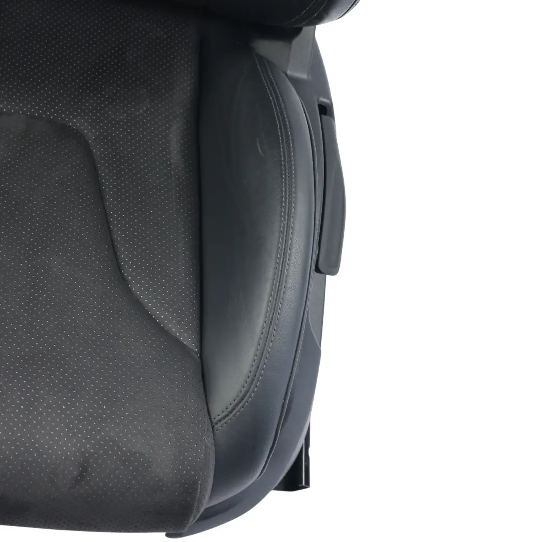 Audi TT 8J Seat Front Left N/S S-Line Heated Leather Alcantara Black Silver - SKU 8J8881805T-2 - Part number 8J8881805T