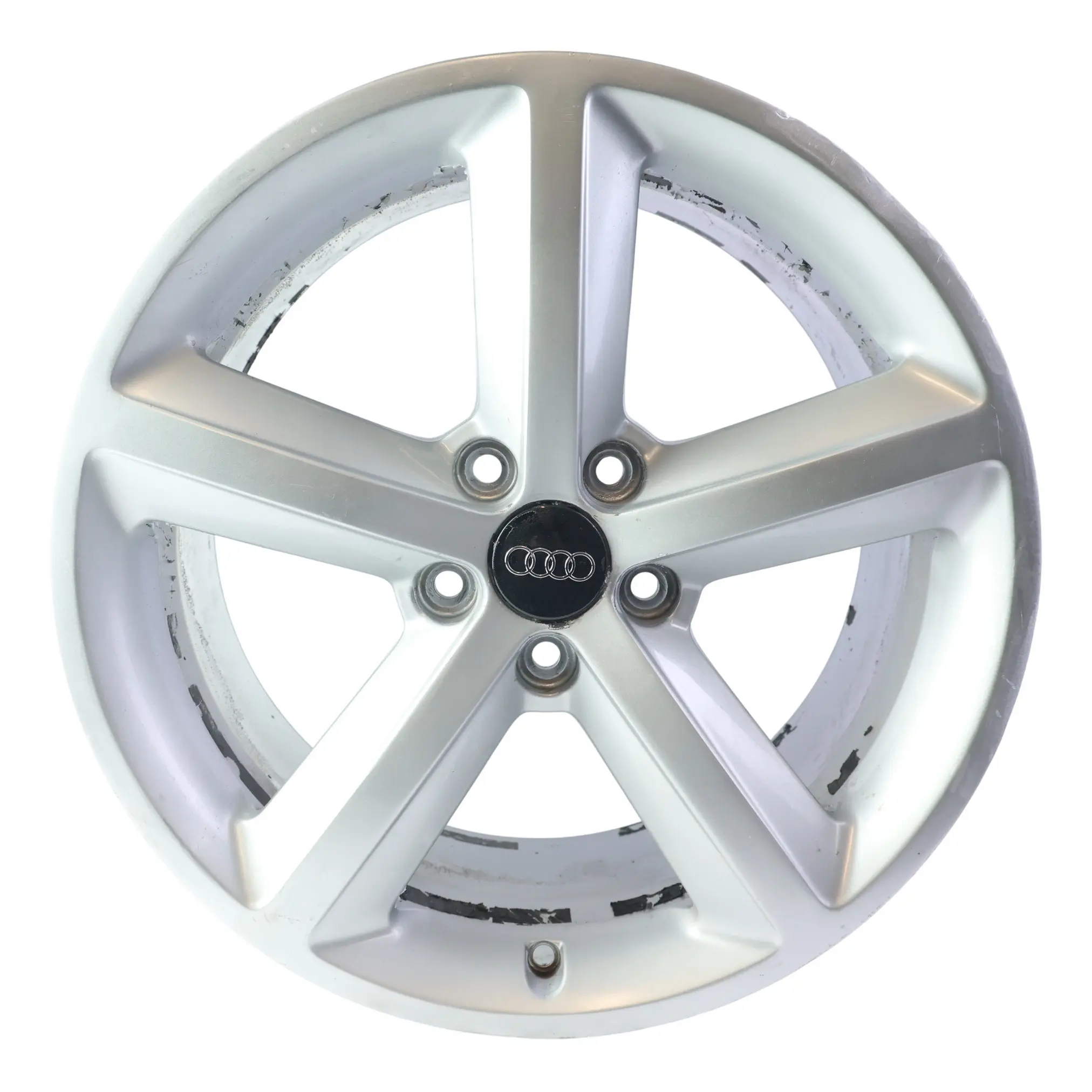 Audi A4 B8 8K Srebrna Felga Aluminiowa 18" ET:47 8J Star Spoke 8K0601025Q
