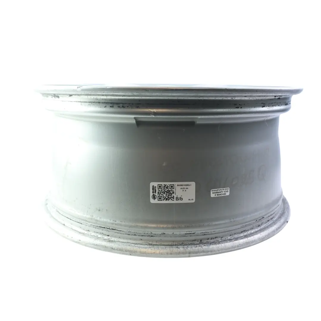 Silberne Alufelge 18" ET:47 8J Sternspeiche für Audi A4 B8 mit Teilenummer 8K0601025Q Audi A4 B8 Silberne Alufelge 18" ET:47 8J Sternspeiche - SKU 8K0601025Q-1 - Teilenummer 8K0601025Q