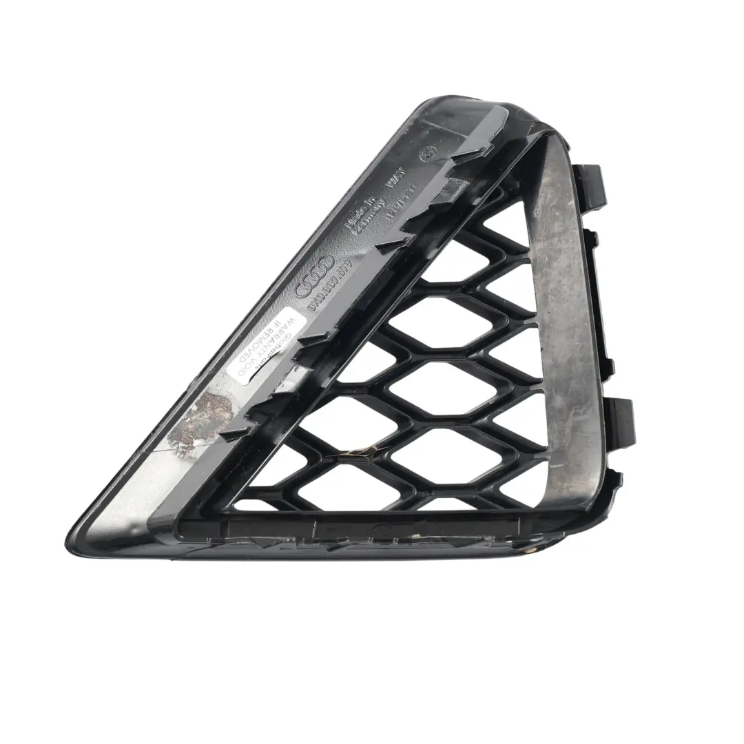 Audi RS4 B8 Panel Guía Aire Parachoques Delantero Izquierdo - SKU 8K0807679 - Número de pieza 8K0807679