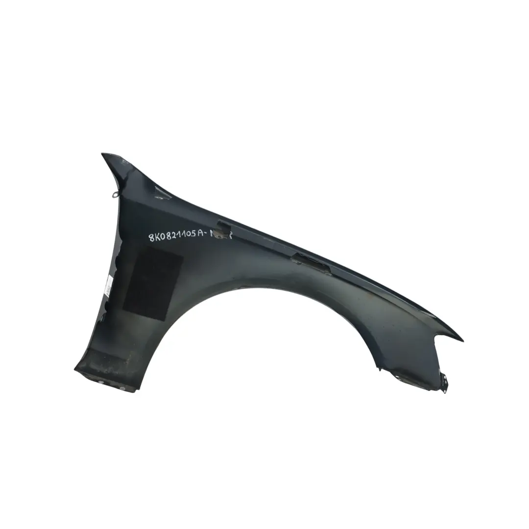 Audi A4 B8 Seitenteil Vorne Links Kotflügel Abdeckung Meteorgrau Perleffekt Z7H - SKU 8K0821105A-MGR - Teilenummer 8K0821105A
