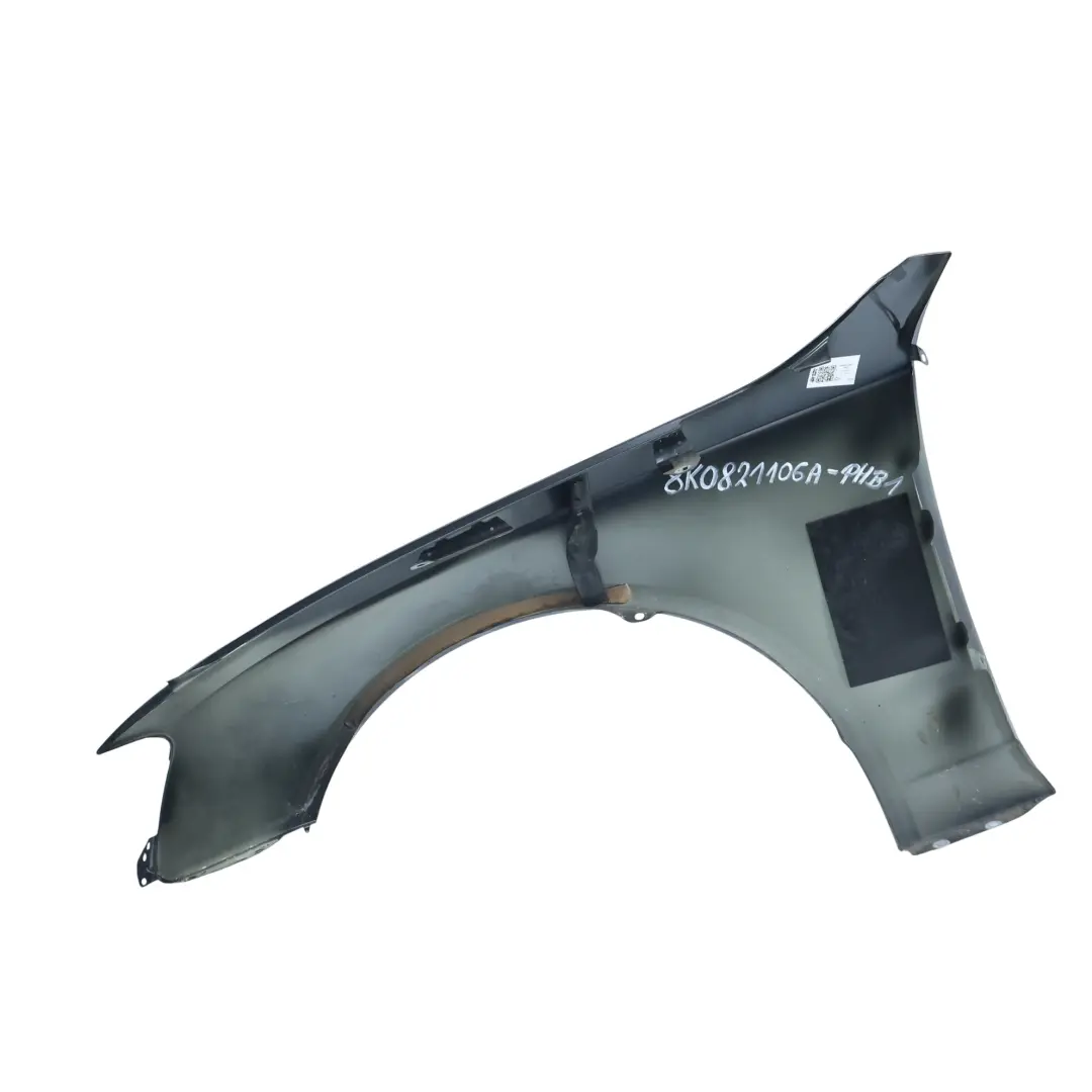 Audi A4 B8 Side Panel Front Right O/S Wing Fender Cover Phantom Black - Z9Y - SKU 8K0821106A-PHB1 - Part number 8K0821106A
