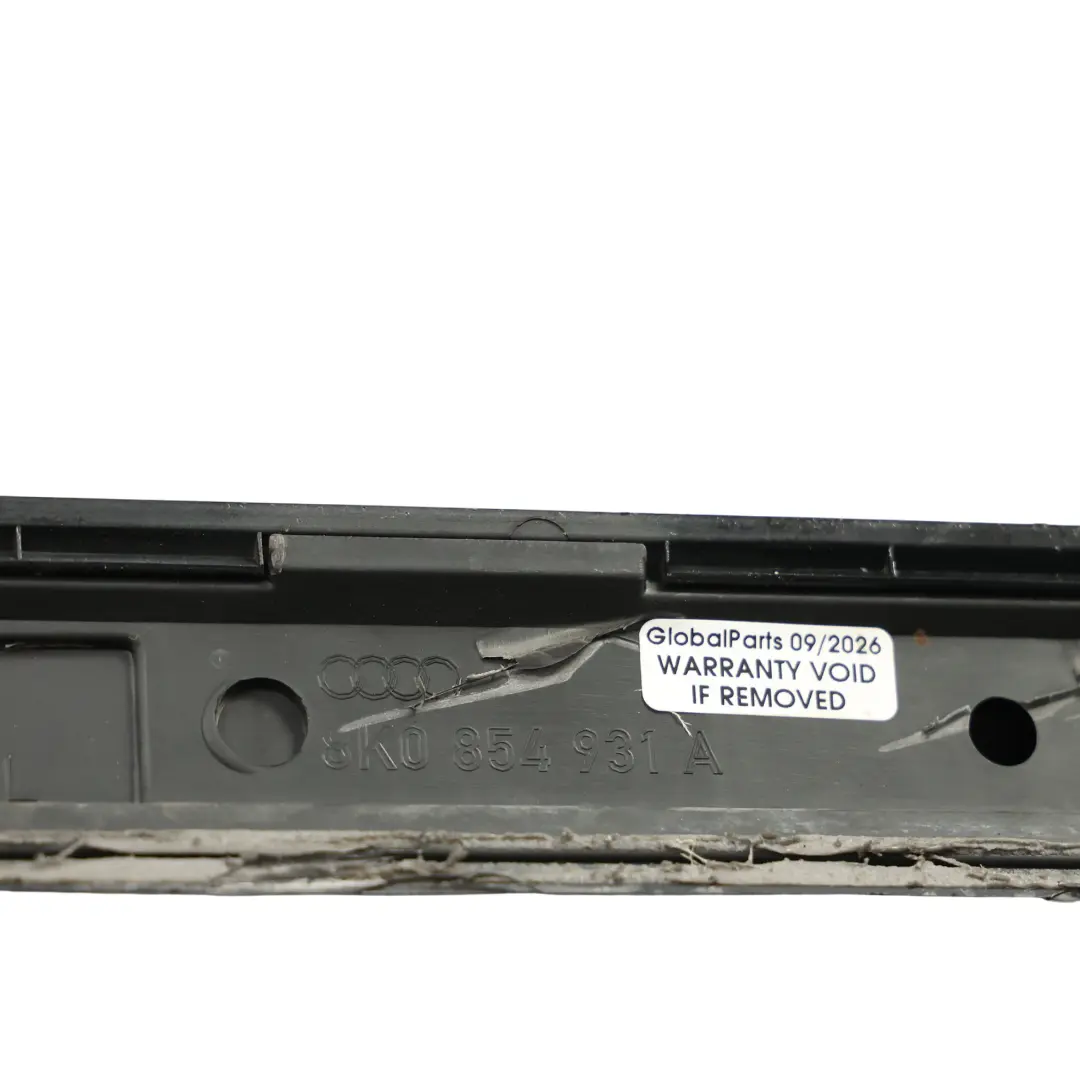 Audi A4 B8 Side Skirt Protection Strip Left N/S Brilliant Black Metallic - Y9B - SKU 8K0854931A-BBL - Part number 8K0854931A