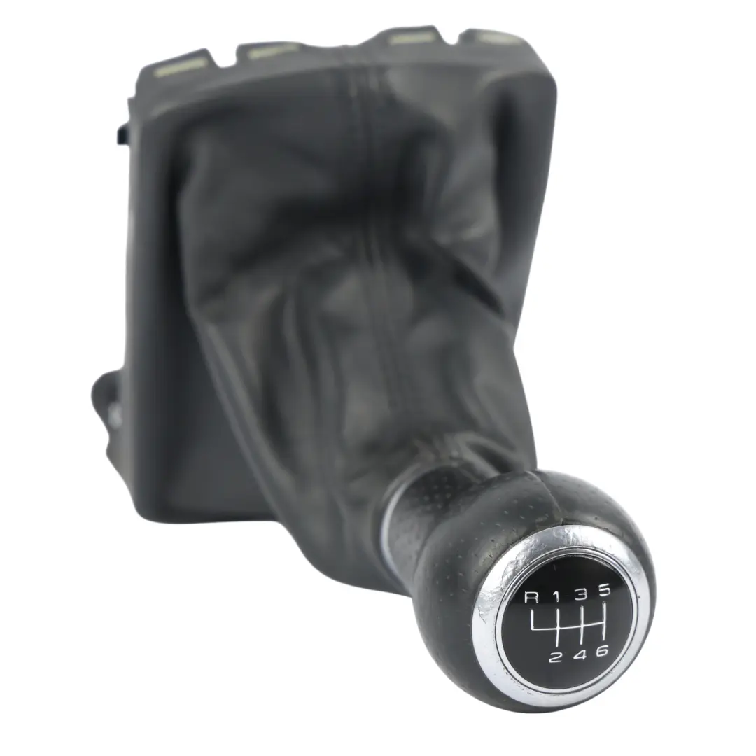 Audi A4 S4 B8 A5 8F 8T Gear Knob Lever Handle 6-Speed Leather Manual - SKU 8K0863278G-2 - Part number 8K0863278G