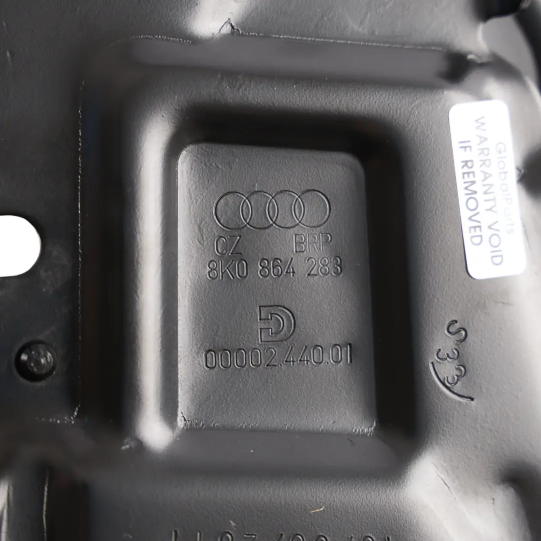 Audi S4 B8 Podłokietnik Schowek Konsoli Środkowej Czarna Skóra - SKU 8K0864207F - Numer Części 8K0864207F