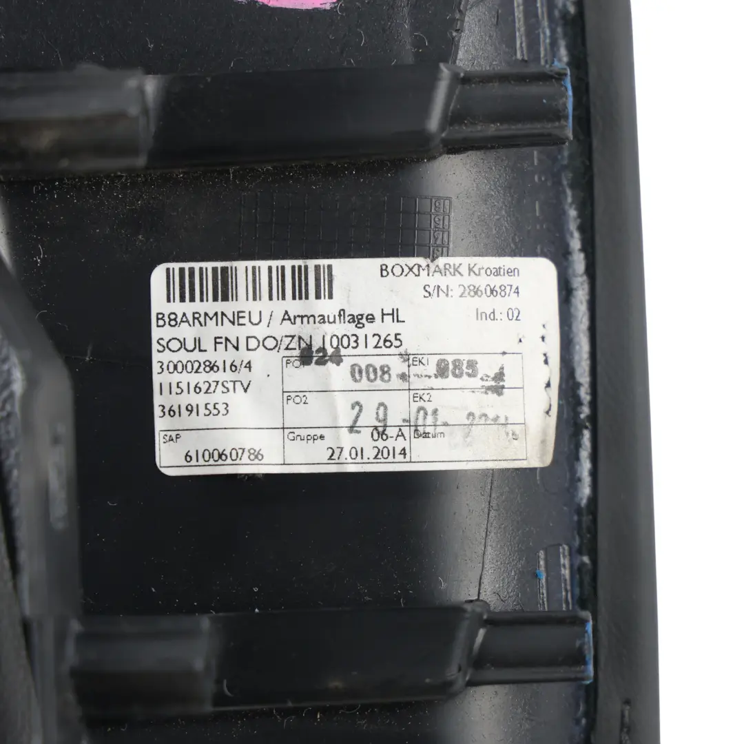 Audi A4 B8 Maniglia Bracciolo Porta Posteriore Sinistro Nero Soul - SKU 8K0867373-2 - Numero di parte 8K0867373