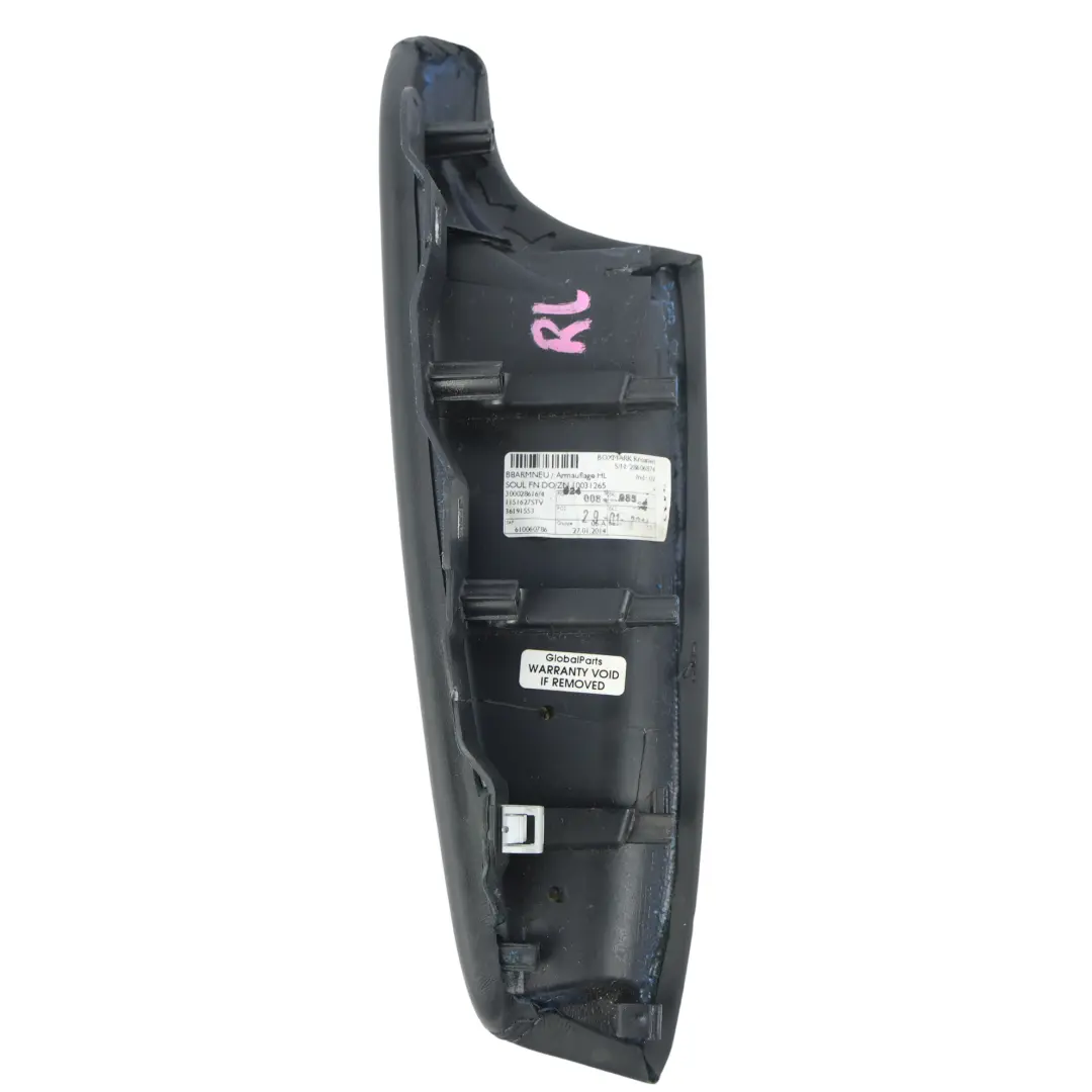 Audi A4 B8 Maniglia Bracciolo Porta Posteriore Sinistro Nero Soul - SKU 8K0867373-2 - Numero di parte 8K0867373