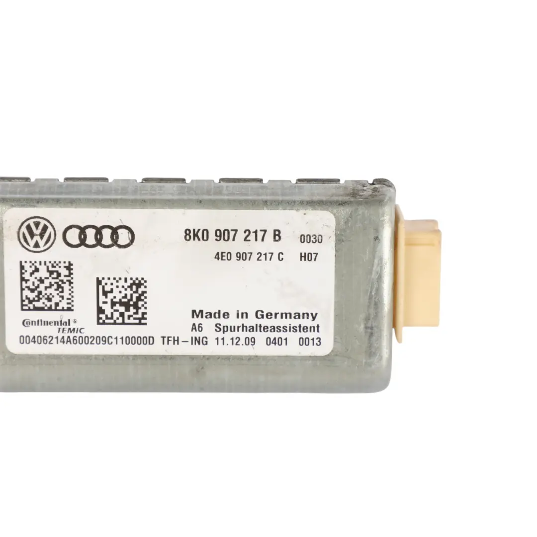 Audi Q5 8R Front Camera Lance Change Assist Control Unit Module - SKU 8K0907217B - Part number 8K0907217B