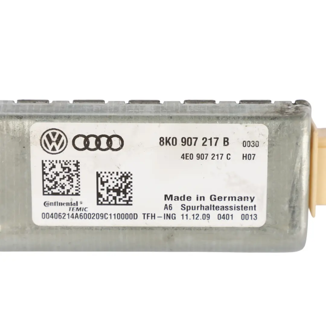 Front Camera Lance Change Assist Control Unit Module to Audi Q5 8R with Part number 8K0907217B Audi Q5 8R Front Camera Lance Change Assist Control Unit Module - SKU 8K0907217B - Part number 8K0907217B