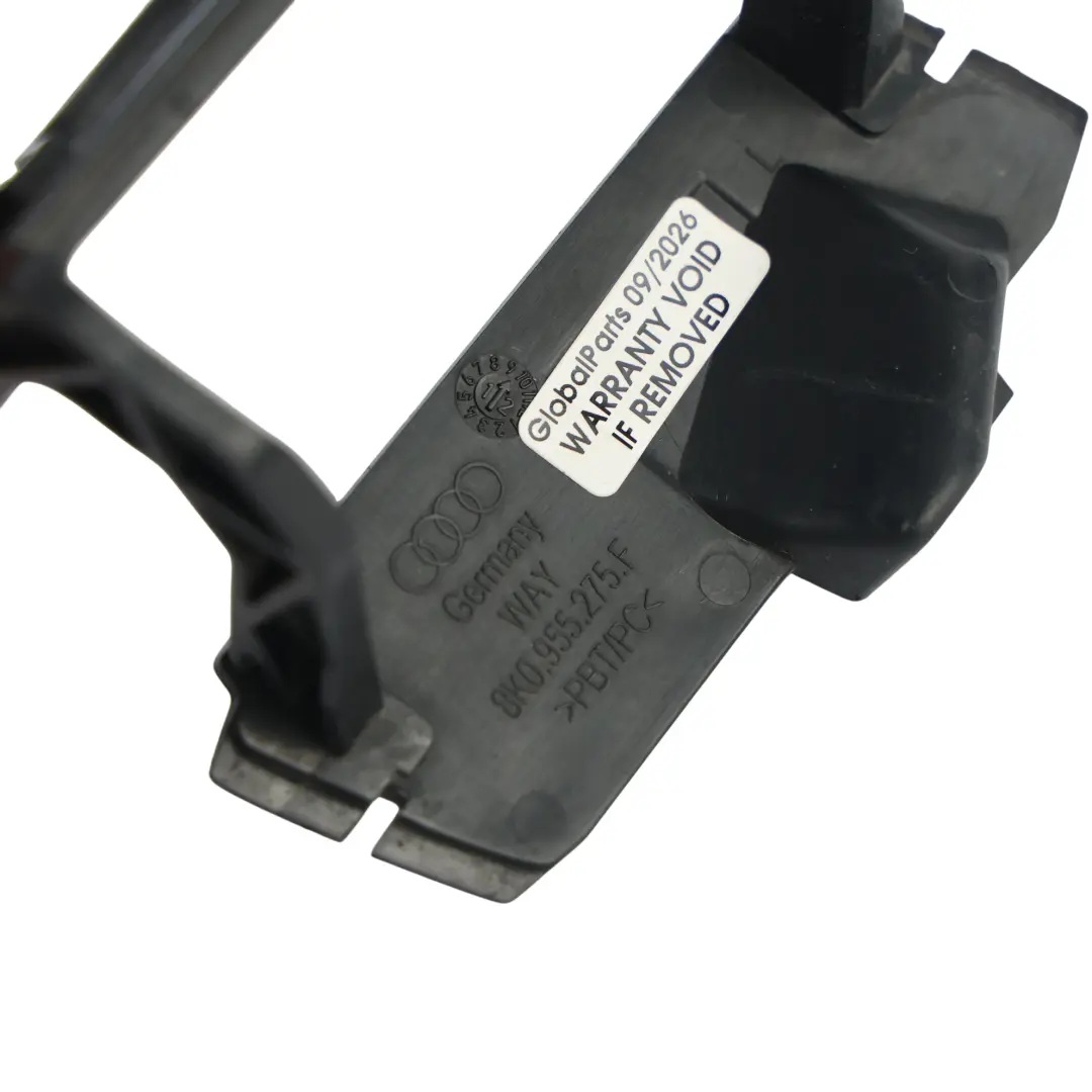 Tapa Cubierta Lavafaros Soporte Izquierdo para Audi RS4 B8 con número de pieza 8K0955275F Audi RS4 B8 Tapa Cubierta Lavafaros Soporte Izquierdo - SKU 8K0955275F - Número de pieza 8K0955275F