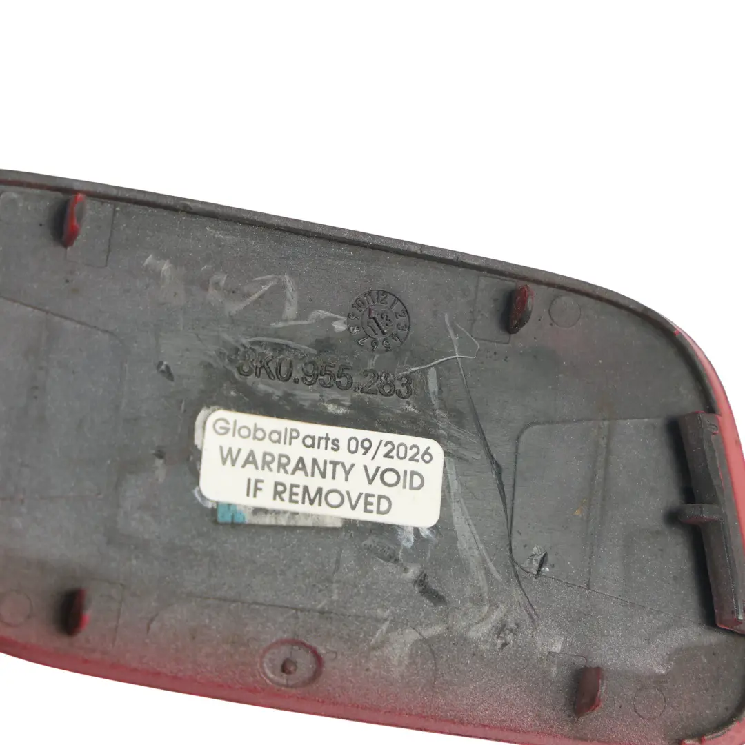 Tapa Lavafaros Izquierda Rojo Misano Z3M para Audi RS4 B8 con número de pieza 8K0955283 Audi RS4 B8 Tapa Lavafaros Izquierda Rojo Misano Z3M - SKU 8K0955283-MRE - Número de pieza 8K0955283