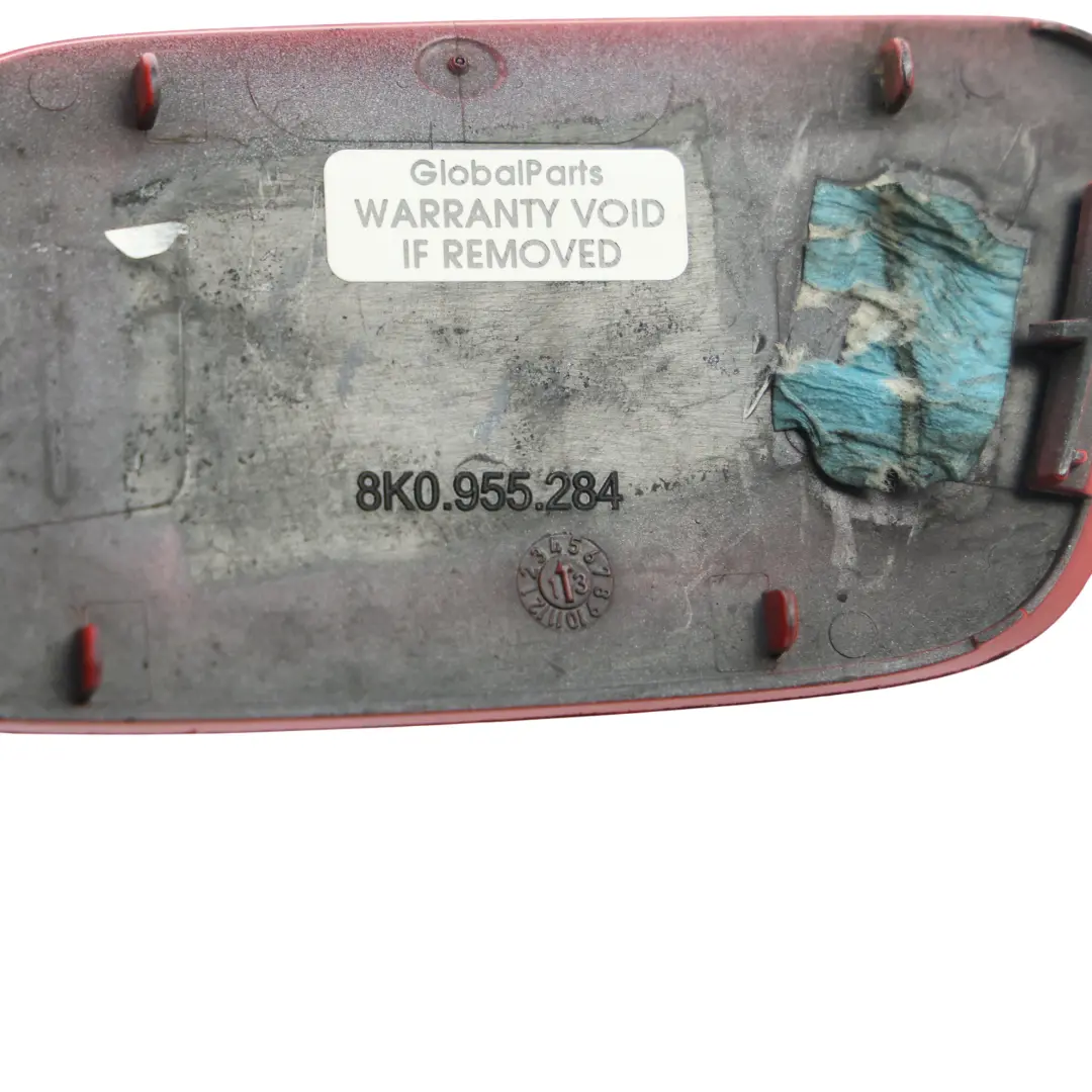Audi RS4 B8 Scheinwerfer Waschdüsen Abdeckkappe Rechts Misano Rot Z3M - SKU 8K0955284-MRE - Teilenummer 8K0955284