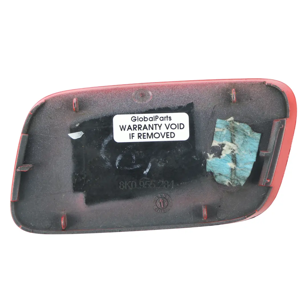 Audi RS4 B8 Scheinwerfer Waschdüsen Abdeckkappe Rechts Misano Rot Z3M - SKU 8K0955284-MRE - Teilenummer 8K0955284