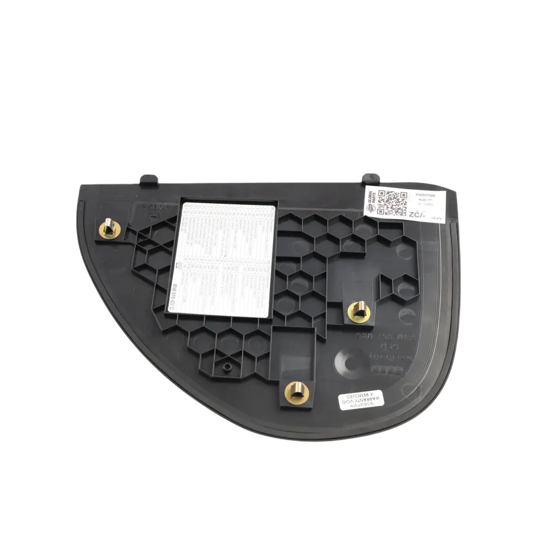 Mk1 8N Dashboard Dash End Trim Cover Panel Right O/S to Audi TT with Part number 8N0857086 Audi TT Mk1 8N Dashboard Dash End Trim Cover Panel Right O/S - SKU 8N0857086 - Part number 8N0857086