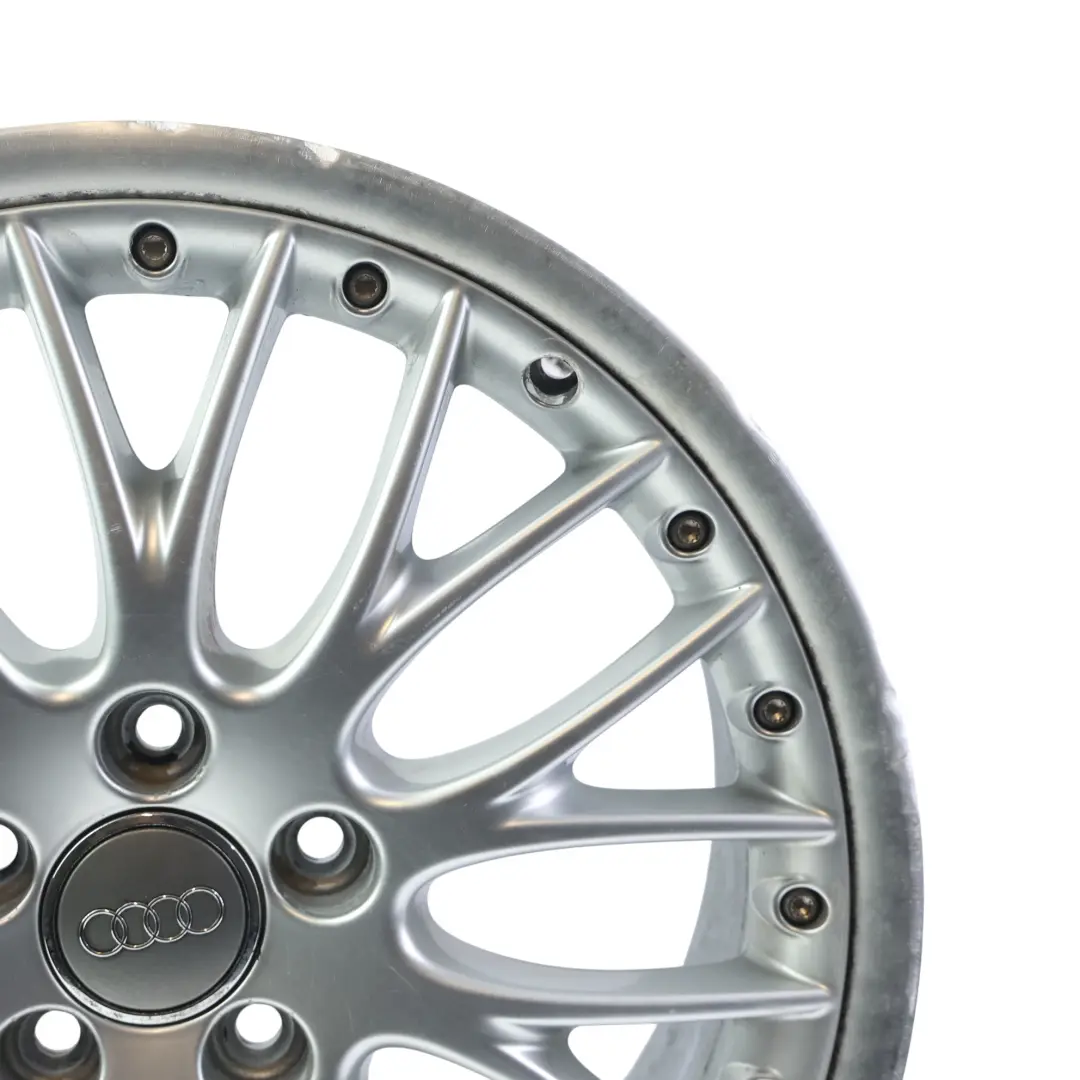 Audi A3 8P Silver Wheel Alloy Rim BBS 18" 7,5J ET:54 - SKU 8P0601025AE-1 - Part number 8P0601025AE