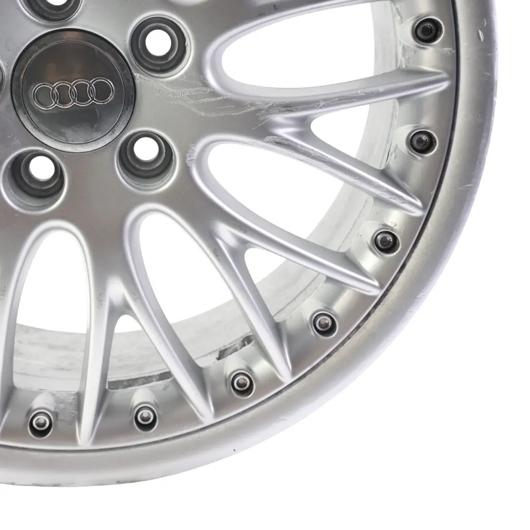 Audi A3 8P Silver Wheel Alloy Rim BBS 18" 7,5J ET:54 - SKU 8P0601025AE-4 - Part number 8P0601025AE