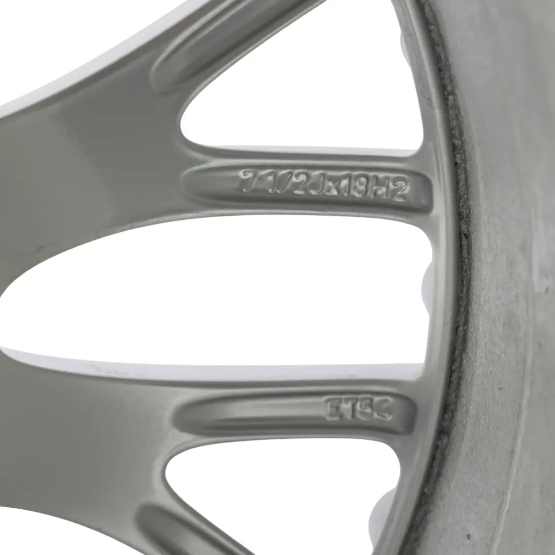 Audi A3 8P Silberne Leichtmetallfelge Alufelge BBS 18" 7,5J ET:54 - SKU 8P0601025AE-5 - Teilenummer 8P0601025AE