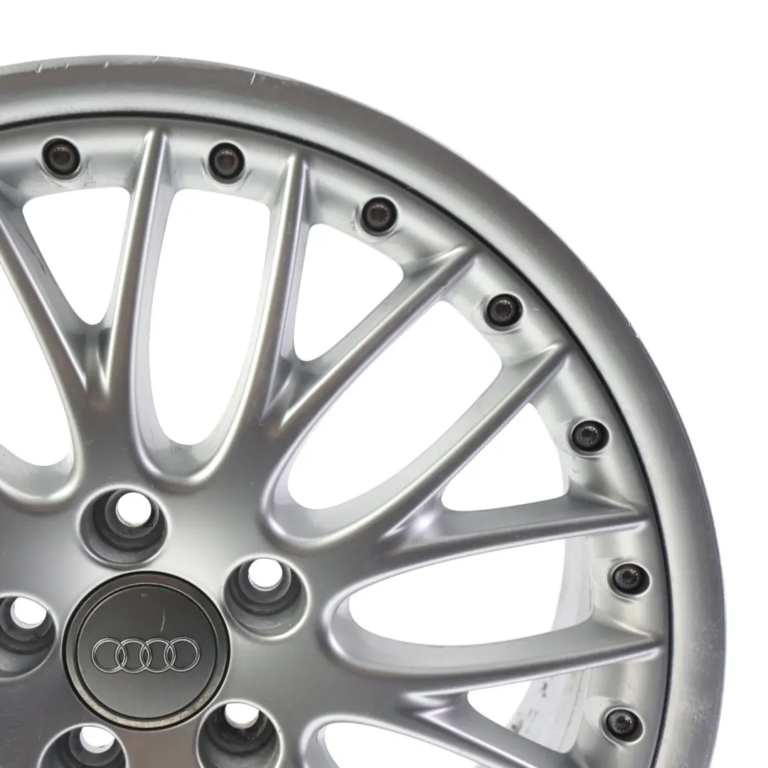Cerchio Lega Argento BBS 18" 7,5J ET:54 per Audi A3 8P con numero di parte 8P0601025AE Audi A3 8P Cerchio Lega Argento BBS 18" 7,5J ET:54 - SKU 8P0601025AE-5 - Numero di parte 8P0601025AE